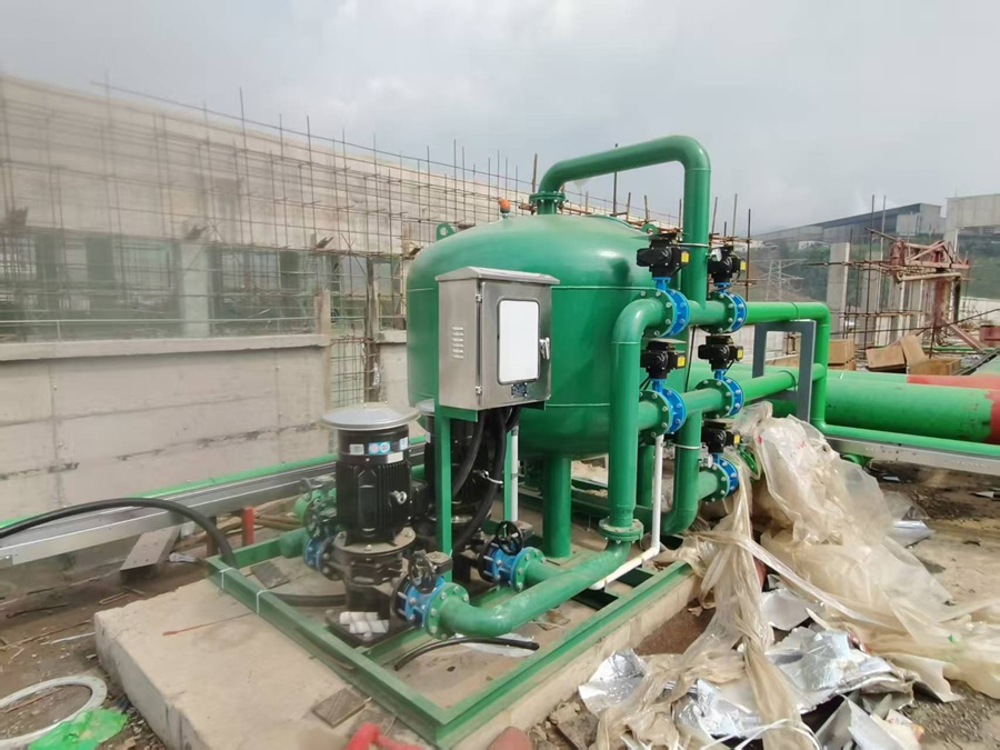 印尼瑞浦兰均旁滤装置安装实例