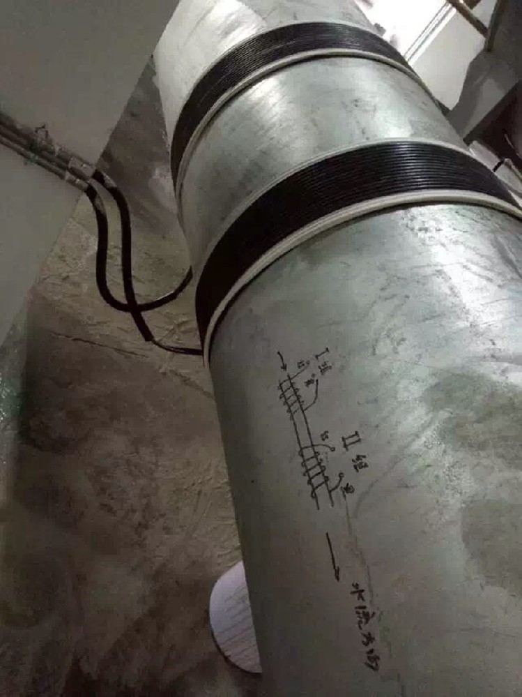 重庆长安汽车厂广谱感应水处理器安装实例1